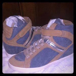 Brand New! Guess wedge sneakers